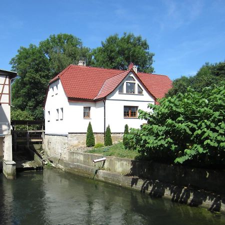 Ferienwohnung Im Schlossgarten Herbsleben Bagian luar foto